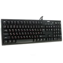Клавиатура Sven Standard 304, проводная,  USB+HUB, черный (SV-03100304UB)