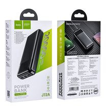 Внешний аккумулятор HOCO J72A Easy 20000mAh, USB 2A x2, Type-C x1, индикатор заряда, пластик, черный