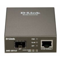 Медиаконвертер D-Link, 1x10/ 100/ 1000 Base-TX, пустой разъем для 1xSFP 1000Base-X + БП (DMC-G01LC/ A1A)