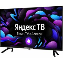 Телевизор 32" Hyundai H-LED32BS5003 Smart TV (Яндекс.ТВ), HD Ready, 60 Гц, тюнер DVB-T/ T2/ C/ S/ S2, HDMI х2, USB х1, 10 Вт,  чёрный