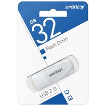 Флеш-накопитель Smartbuy 32Gb USB2.0 Scout Белый (SB032GB2SCW)