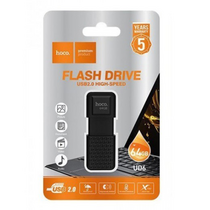 Флеш-накопитель HOCO 64Gb USB2.0 UD6 Insightful Черный (6931474700117)
