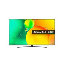 Телевизор 75" LG 75NANO826QB Smart TV, 4K Ultra HD, 60 Гц, тюнер DVB-T/ T2/ C/ S/ S2, HDMI х4, USB х2, 40 Вт,  чёрный