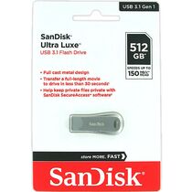 Флеш-накопитель Sandisk 512Gb USB3.1 ULTRA Luxe Серебристый (SDCZ74-512G-G46)