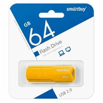 Флеш-накопитель Smartbuy 64Gb USB2.0 CLUE Желтый (SB64GBCLU-Y)