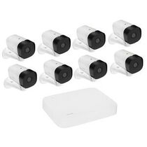 Комплект видеонаблюдения 8-канальный регистратор + 8 камер IP 4 Mp уличная Tenda цилиндрическая, f: 4.0 мм, 2560*1440, ИК: 50 м, микрофон (K8P-4TR)