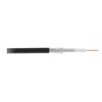 Кабель коаксиальный RG-6, AlCu, 60%, 75 Ом, внешний, бухта 100м., черный, NetLan (EC-C2-32123B-BK-3)