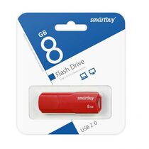 Флеш-накопитель Smartbuy 8Gb USB2.0 CLUE Красный (SB8GBCLU-R)