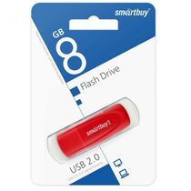 Флеш-накопитель Smartbuy 8Gb USB2.0 Scout Красный (SB008GB2SCR)