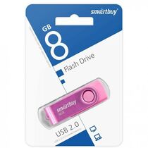 Флеш-накопитель Smartbuy 8Gb USB2.0 Twist Розовый (SB008GB2TWP)