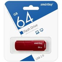 Флеш-накопитель Smartbuy 64Gb USB2.0 CLUE Красный (SB64GBCLU-BG)