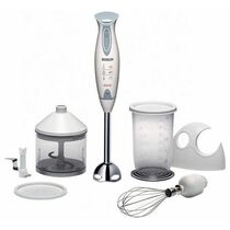 Блендер погружной Bosch MSM67160RU белый (750 Вт, скоростей - 12)