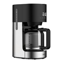 Кофеварка капельная BQ CM1001 черный/ серебристый (900 Вт, молотый, 1500 мл)