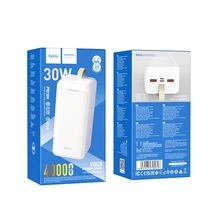 Внешний аккумулятор 40000mAh HOCO J111C Smart, USB x2, Type-C x1 PD30W, QC3.0, белый