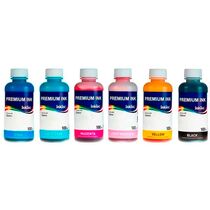 Комплект чернил Epson B/ C/ M/ Y/ LC/ LM 6 банок*100мл, InkTec (L800/ L1800)