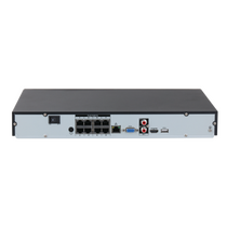 Видеорегистратор IP 8-канальный Dahua 8 портов POE, бюджет 80 Вт, HDD до 10Tb (DHI-NVR2208-8P-I2)