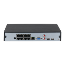 Видеорегистратор IP 8-канальный Dahua 8 портов POE, бюджет 72 Вт, HDD до 10Tb (DHI-NVR2108HS-8P-I2)