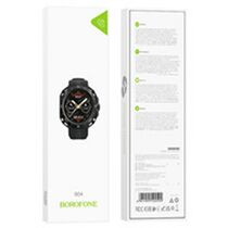 Умные часы Borofone BD4. 360x360, 200 mAh. Черный (поддержка звонков)