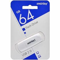 Флеш-накопитель Smartbuy 64Gb USB2.0 Scout Белый (SB064GB2SCW)