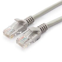Патч-корд UTP-RJ-45, биметалл, 0,5 м, Cat5E, Patch, серый (CH-PC-CCA-U5e-05m) упаковка 10 шт.