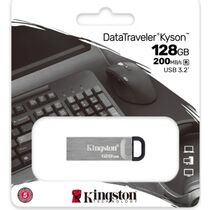 Флеш-накопитель Kingston 128Gb USB3.1 DataTraveler Kyson Серебристый (DTKN/ 128GB)