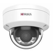 Видеокамера IP 4 Mp уличная HiWatch купольная, f: 2.8 мм, 2560*1440, LED:30 м, антивандальная, карта до 256 Gb, микрофон (DS-I452L (2.8 mm))