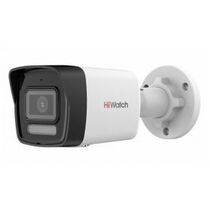 Видеокамера IP 2 Mp уличная HiWatch цилиндрическая, f: 2.8 мм, 1920*1080, ИК: 30 м, LED:20 м, карта до 256 Gb, микрофон (DS-I250M(C) (2.8 mm))