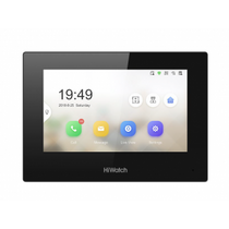 Видеодомофон IP HiWatch, 7 дюймов, 1024*600, черный, (VDP-H2211B)