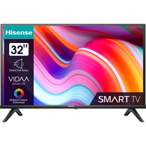 Телевизор 32" HISENSE 32A4K Smart TV, HD Ready, 60 Гц, тюнер DVB-T/ T2/ C, HDMI х2, USB х2, 2х6 Вт,  чёрный