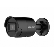 Видеокамера IP 4 Mp уличная Hikvision цилиндрическая, f: 2.8 мм, 2688*1520, ИК: 40 м, карта до 256 Gb, микрофон (DS-2CD2043G2-IU(2.8MM)(BLACK))