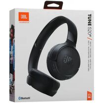 Беспроводные наушники JBL Tune 520BT, Bluetooth, Type-C, USB, микрофон, накладные, черный (JBLT520BTBLK)