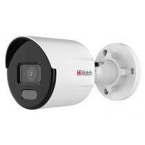 Видеокамера IP 4 Mp уличная HiWatch цилиндрическая, f: 2.8 мм, 2560*1440, LED:30 м, карта до 256 Gb, микрофон (DS-I450L(C) (2.8 mm))