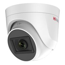 Видеокамера аналоговая 2 Mp уличная HiWatch купольная, f: 2.8 мм, 1920*1080, ИК: 20 м (HDC-T020-P(B) (2.8 mm))