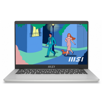 Ноутбук MSI 14,0"/ Intel i5-1235U (1.3GHz до 4.4GHz)/ 16Гб/ SSD 512Гб/ Intel Iris Xe Graphics (1920x1080) IPS/ Win 11 Pro/ Серебристый Modern 14 C12MO-689RU