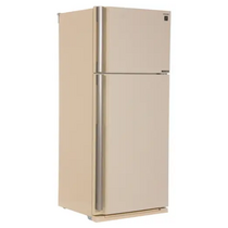 Холодильник Sharp SJXE59PMBE бежевый, No Frost,  185 см, ширина 80, A++, нулевая зона да