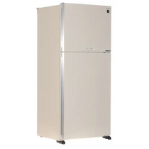 Холодильник Sharp SJXG55PMBE бежевый, No Frost,  187 см, ширина 82, A++, дисплей да, нулевая зона да