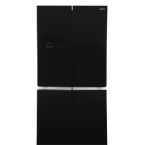 Холодильник Hitachi WB720VUC0GBK черный, No Frost,  184 см, ширина 90,8, A+, дисплей да, нулевая зона да