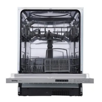Посудомоечная машина встраиваемая Korting KDI 60110 серебристая (полноразмерная , вместимость - 13 комплектов, расход воды - 10.5 л)