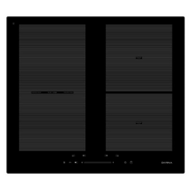 Индукционная варочная панель DARINA 5P9 EI 304 B черный ( конфорок -  4 шт,  панель - стеклокерамика, 59x52 см)