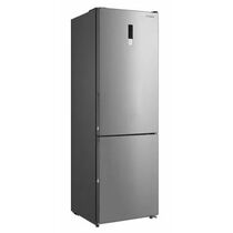 Холодильник 2-х камерн. Hyundai CC3095FIX, нержавеющая сталь, No Frost,  188, ширина 59,5, дисплей есть, A+