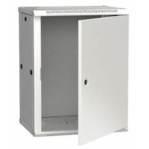 Шкаф настенный телекоммуникационный 19" 12U, Ш600xВ635xГ450, передняя дверь - стекло, металл ITK (LWR3-12U64-MF)