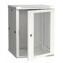 Шкаф настенный телекоммуникационный 19" 12U, Ш600xВ635xГ600, передняя дверь - перфорация, серый ITK (LWR3-12U66-PF)