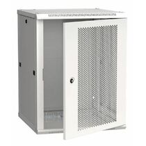 Шкаф настенный телекоммуникационный 19" 18U, Ш600xВ900xГ600, передняя дверь - перфорация, серый ITK (LWR3-18U66-PF)