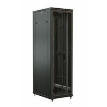 Шкаф напольный телекоммуникационный 19" 27U, Ш600*В1388*Г600, передняя дверь - перфорация, черный WRline (WR-TT-2766-DD-RAL9004)
