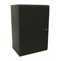 Шкаф настенный телекоммуникационный 19" 18U, Ш600*В650*Г600, передняя дверь - металл, черный WRline (WR-TW-1866-SR-RAL9004)