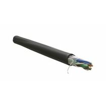 Кабель Cu UTP, Внешний, 4x2x0.50, бухта 305м., Cat5e, WRline (WR-UTP-4P-C5E-PE-BK)