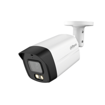 Видеокамера аналоговая 2 Mp уличная Dahua цилиндрическая, f: 2.8 мм, 1920*1080, LED:40 м, микрофон (DH-HAC-HFW1239TLMP-A-LED-0280B-S2)
