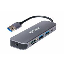 Разветвитель с 2 портами USB 3.0, 1 портом USB Type-C, слотами для карт SD и microSD и разъемом USB 3.0 (DUB-1325/ A2A)