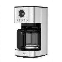 Кофеварка капельная BQ CM1007 черный/ серебристый (900 Вт, молотый, 1500 мл)