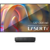 Телевизор 120" HISENSE 120L5H Smart TV, 4K Ultra HD, 60 Гц, T/ T2/ C/ S/ S2, HDMI х3, USB х2, звук 2х20 Вт, серебристый